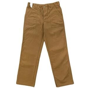 Gung Ho Fatigue Pants Mens 34x30 Canvas Utility Workwear Made USA Outdoors Tan